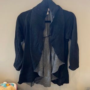 sweater with scarf neck